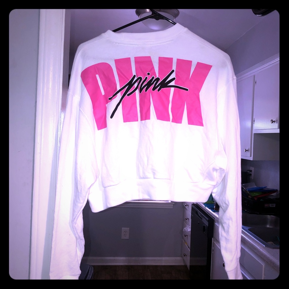 PINK Crop Top Sweater